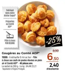 Thiriet Gougères au Comté AOP offre