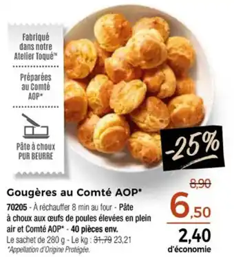Thiriet Gougères au Comté AOP offre