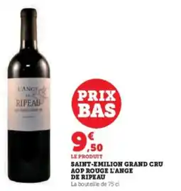 Hyper U Saint-emilion grand cru aop rouge l'ange de ripeau offre