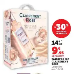 Hyper U Pays d'oc igp clairement rose offre