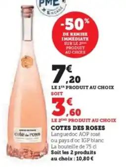 Hyper U Cotes des roses offre