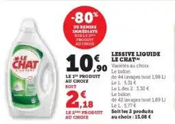 Hyper U Lessive liquide le chat offre