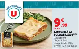 U Express U Lasagne à la bolognaise offre