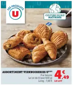 U Express U Assortiment viennoiseries offre