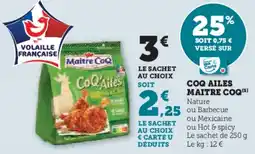 U Express MAITRE COQ Coq ailes offre