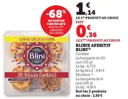 U Express BLINI Blinis aperitif offre