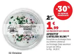 U Express BLINI Aperitif l'atelier offre