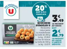 U Express U Bouchees surgeles offre