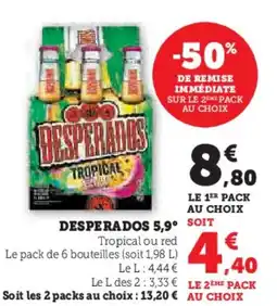 U Express DESPERADOS 5,9° offre