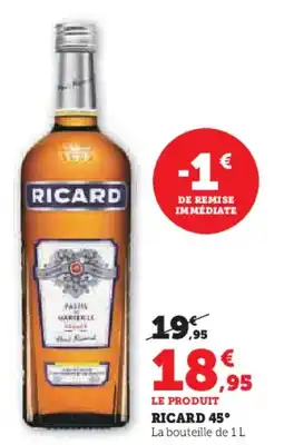U Express RICARD 45° offre