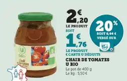 U Express U BIO Chair de tomates offre