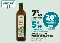 U Express U BIO Huile d'olive vierge extra offre