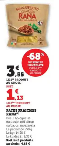 U Express RANA Pates fraiches offre