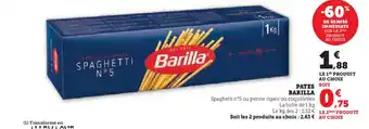U Express BARILLA Pates offre