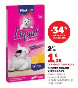 U Express VITAKRAFT Liquid snack offre