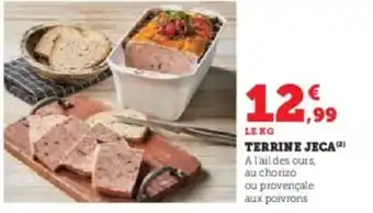 Hyper U Terrine Jeca offre