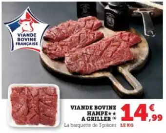 Hyper U Viande bovine hampe a griller offre