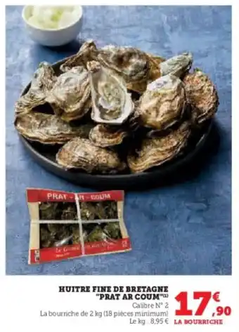 Hyper U Huitre fine de bretagne prat ar coum offre