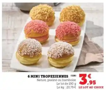 Hyper U 6 mini tropeziennes offre