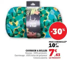 Hyper U Coussin a billes offre