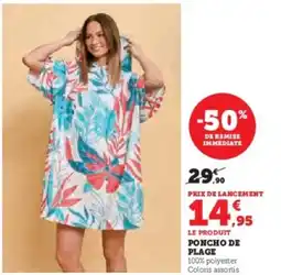 Hyper U Poncho de plage offre