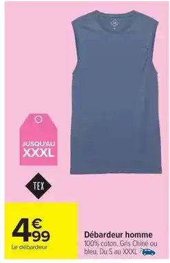 Carrefour Drive Tex - débardeur homme offre