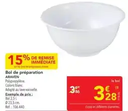 METRO Araven - bol de préparation offre