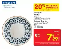 METRO Bonna - assiette offre