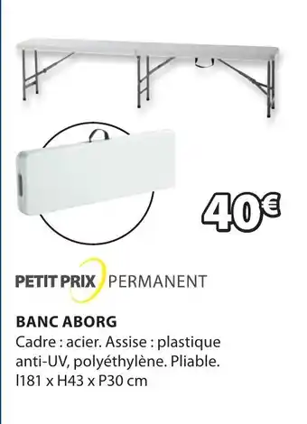 JYSK Banc Aborg offre