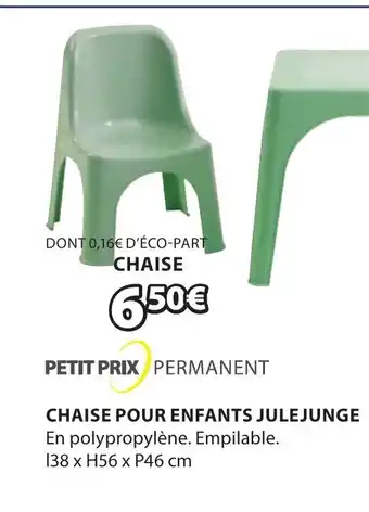 JYSK Chaise pour enfants Julejunge offre
