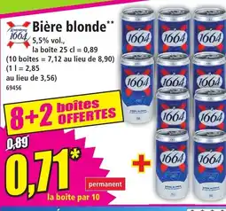 Norma 1664 Bière blonde offre