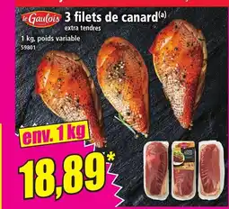 Norma LE GAULOIS 3 filets de canard offre