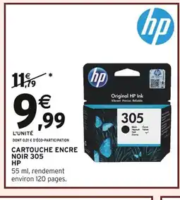 Intermarché HP Cartouche encre noir 305 offre