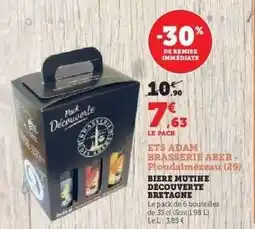 Hyper U BIERE MUTINE DECOUVERTE BRETAGNE offre
