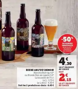 Hyper U BIERE AN'JOU DEMON offre