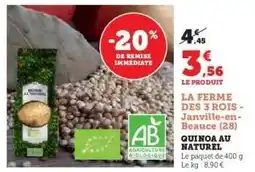 Hyper U QUINOA AU NATUREL offre