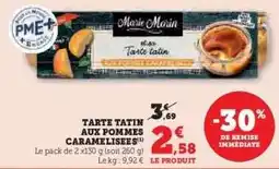 Hyper U TARTE TATIN AUX POMMES CARAMELISEES offre