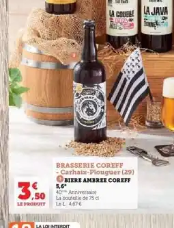 Hyper U BIERE AMBREE COREF offre