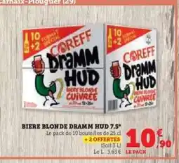 Hyper U BIERE BLONDE DRAMM HUD 7.5° offre
