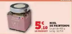 Hyper U MIEL DE PRINTEMPS offre
