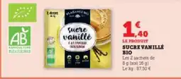 Hyper U SUCRE VANILLÉ BIO offre