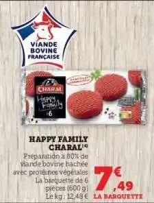 Hyper U HAPPY FAMILY CHARAL offre