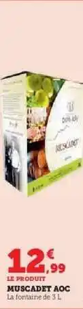 Hyper U MUSCADET AOC offre