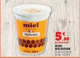 Hyper U MIEL HELIODOR offre