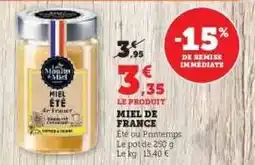 Hyper U MIEL DE FRANCE offre