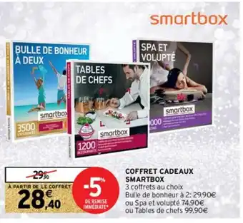 Intermarché Hyper Coffret Cadeaux Smartbox offre