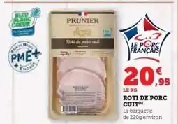 Hyper U ROTI DE PORC CUIT offre