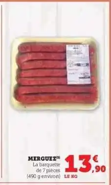 Hyper U Merguez offre