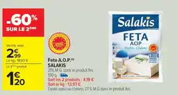 Carrefour Feta A.O.P. SALAKIS offre
