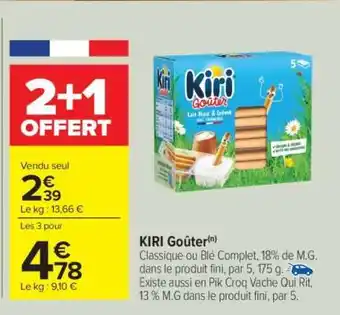 Carrefour Kiri Goûter offre
